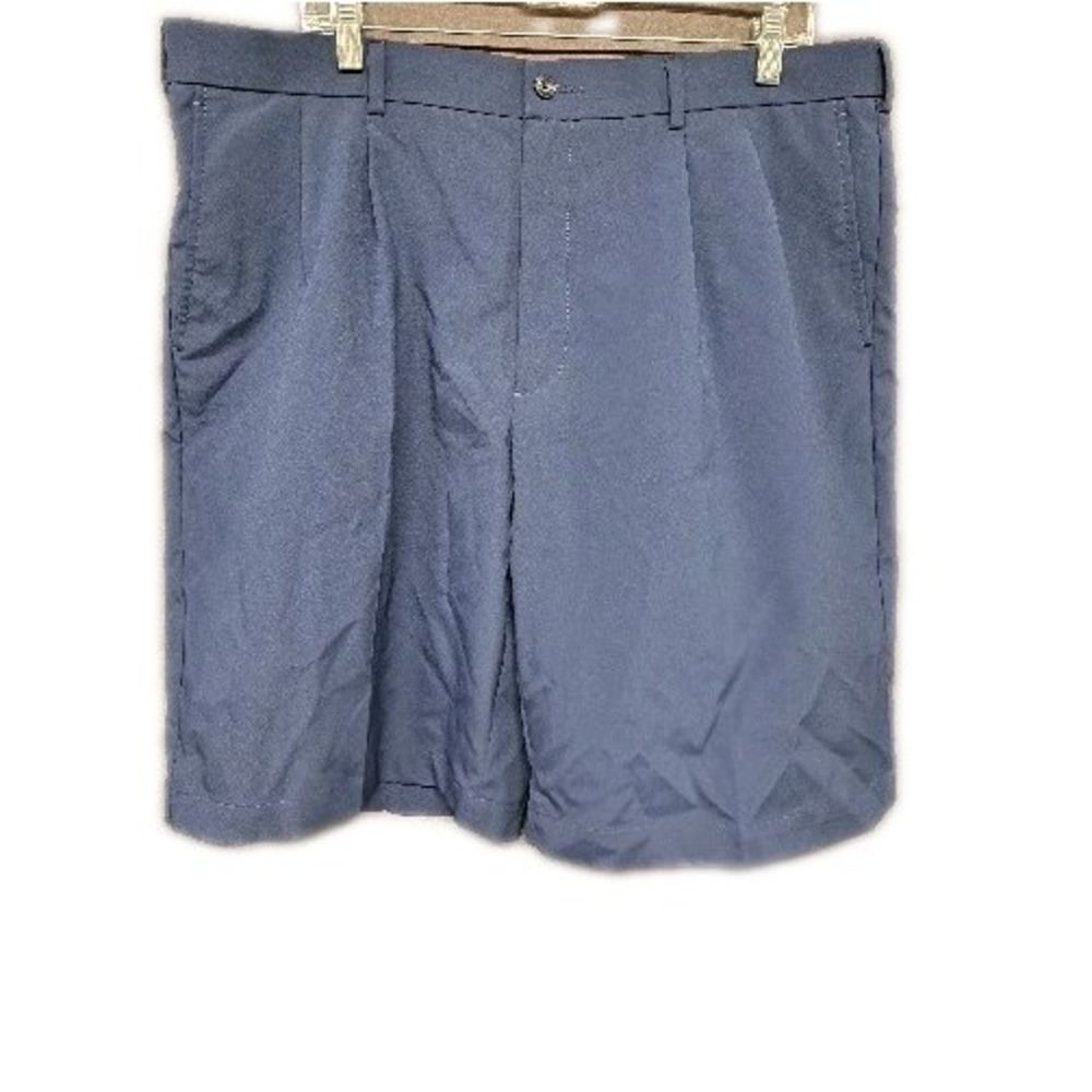 PRO TOUR Cool Play Mens Size 38 Navy Golf Shorts 9" Inseam 100% Polyester